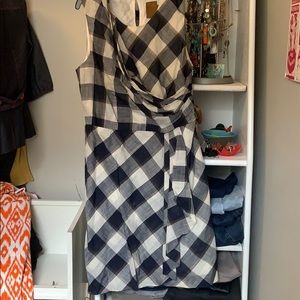 Gingham work dress